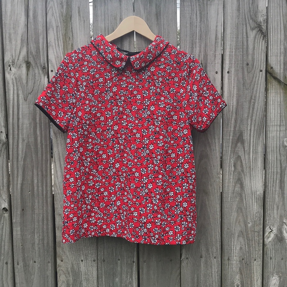 Flowy floral shirt